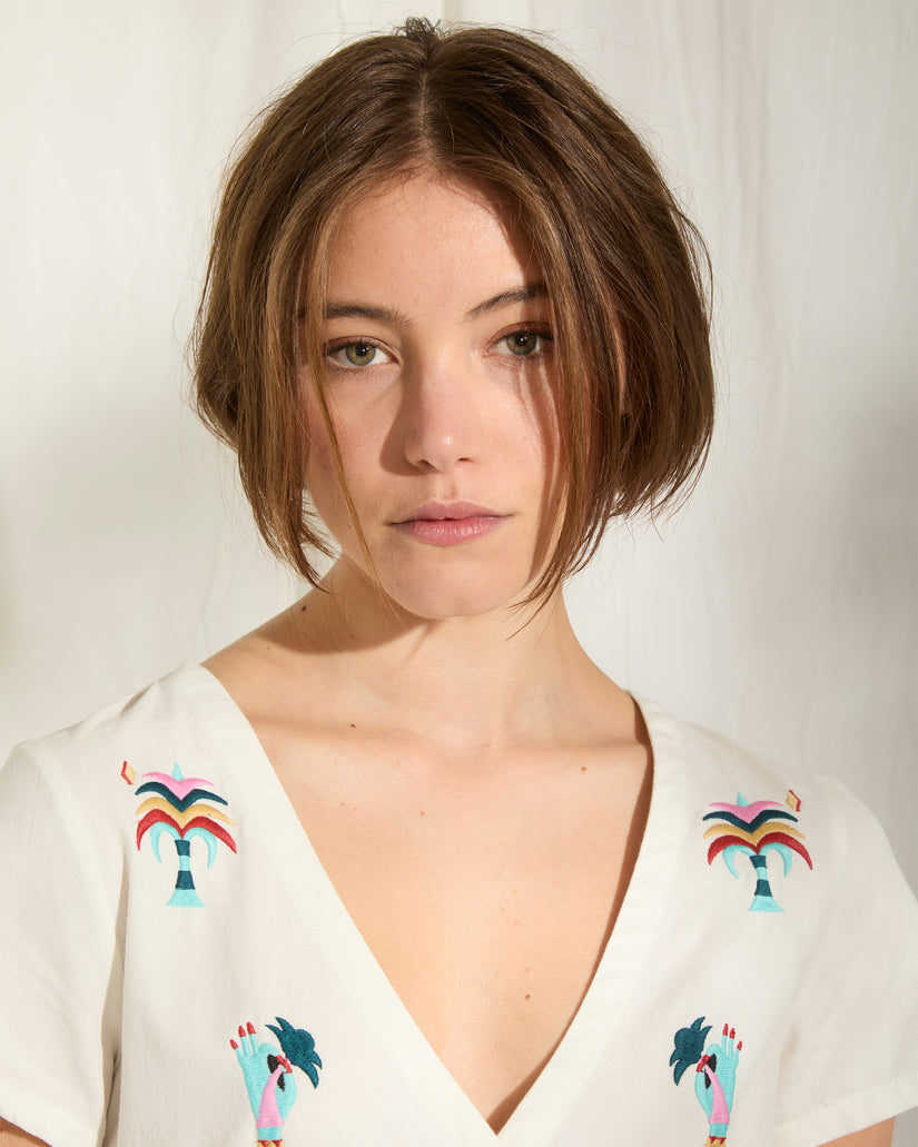 Robe chemise Bruno Lucas - Off White