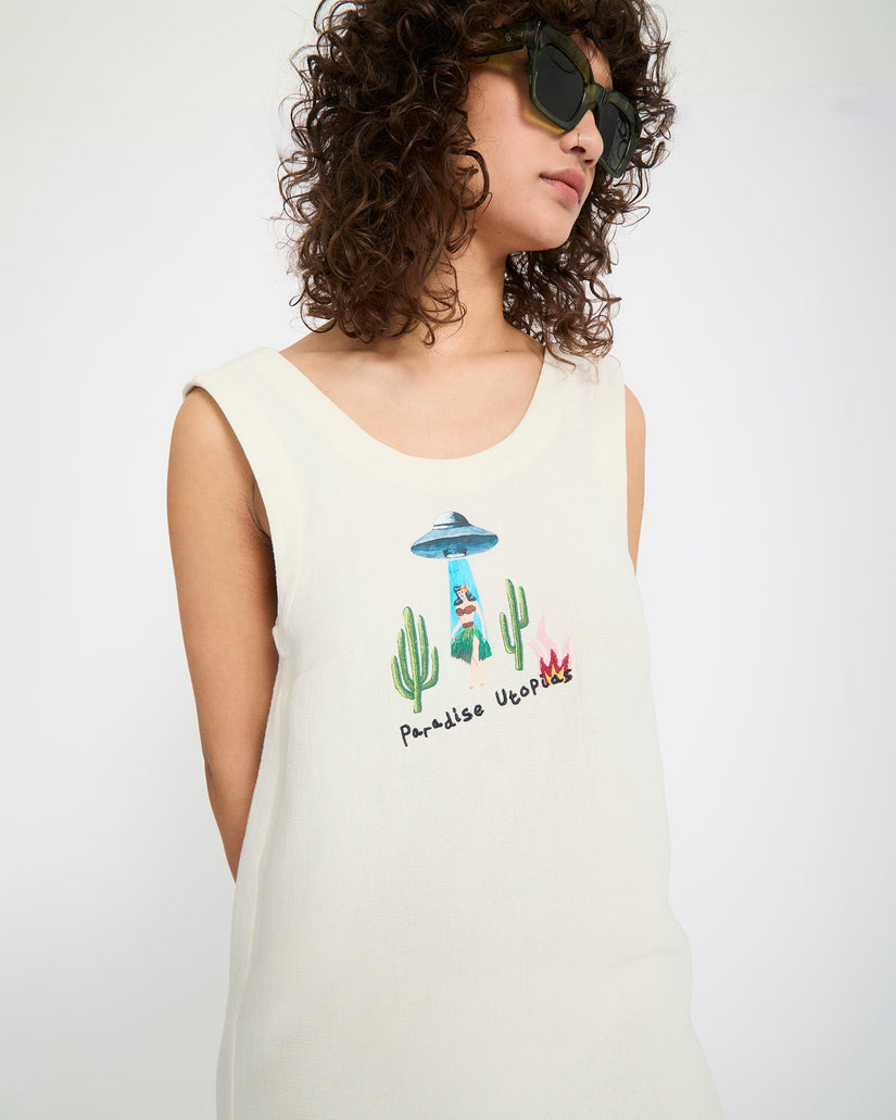 Robe Mickey Mason - Dirty White