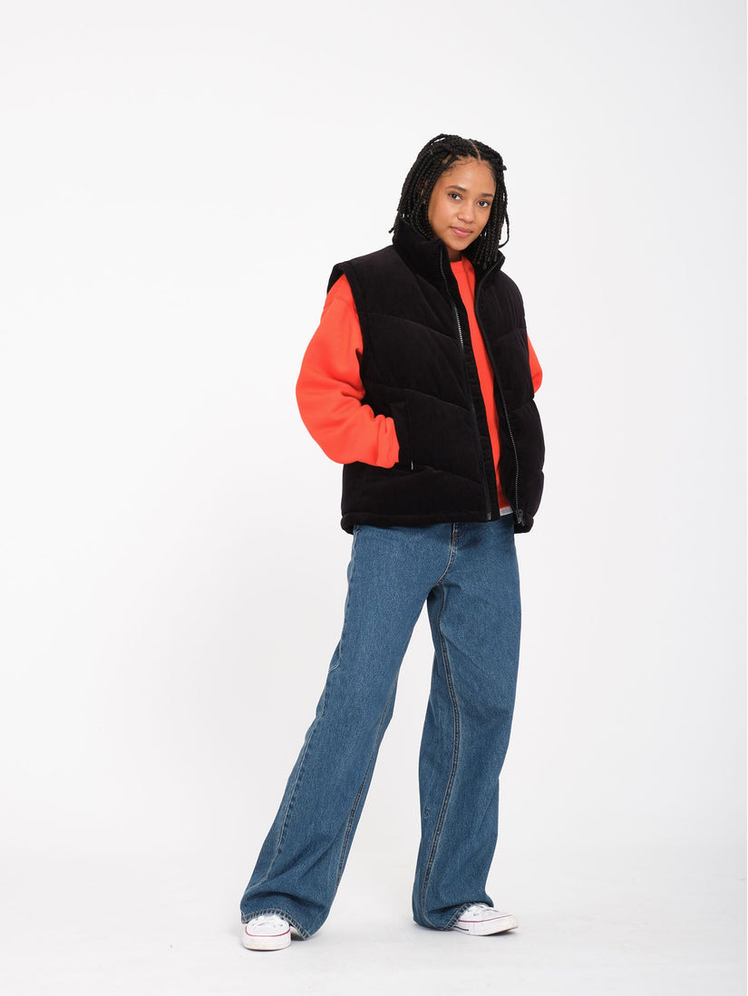 Veste doudoune Cord'N Puff - BLACK