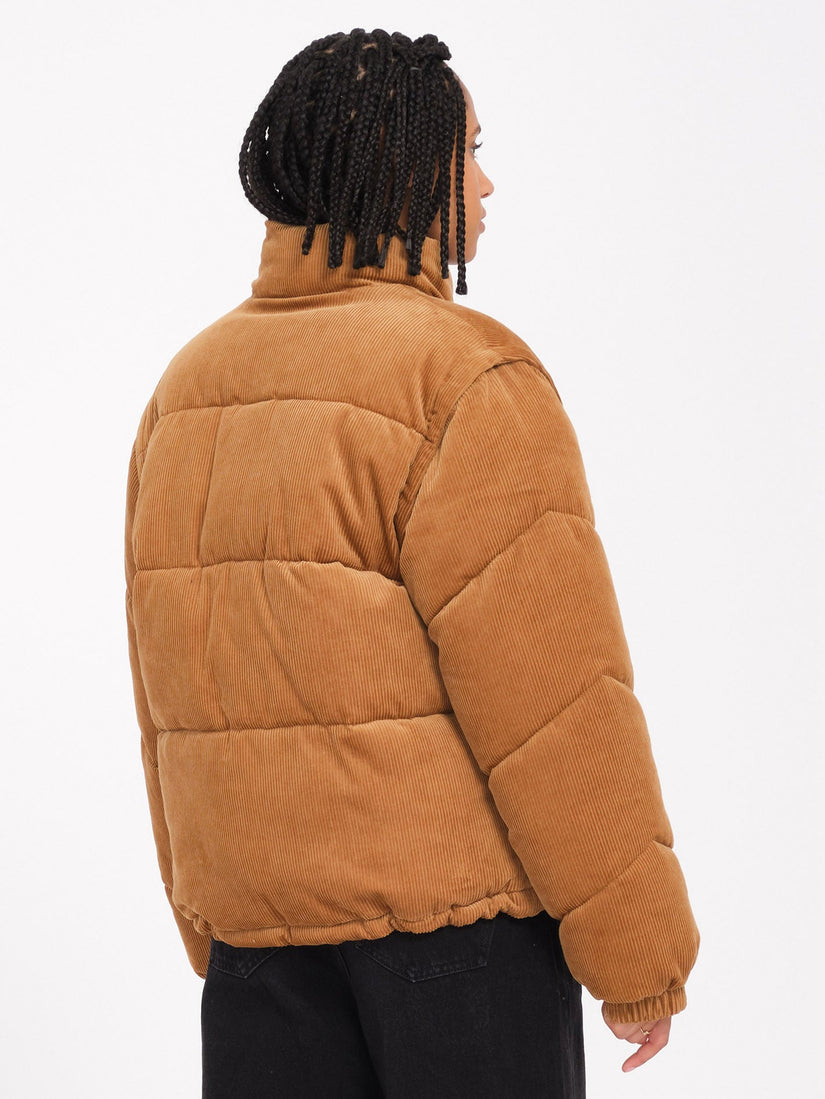 Veste doudoune Cord'N Puff - VINTAGE BROWN