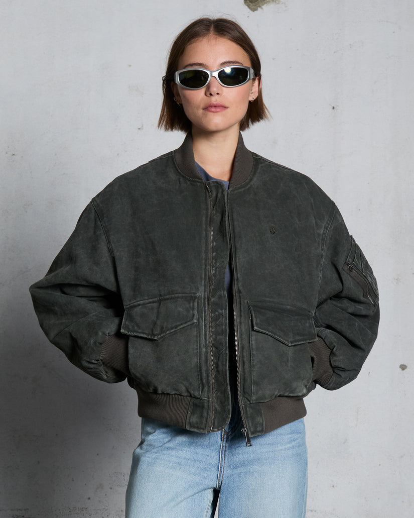 Veste Workestra Bomber - Rinsed Black