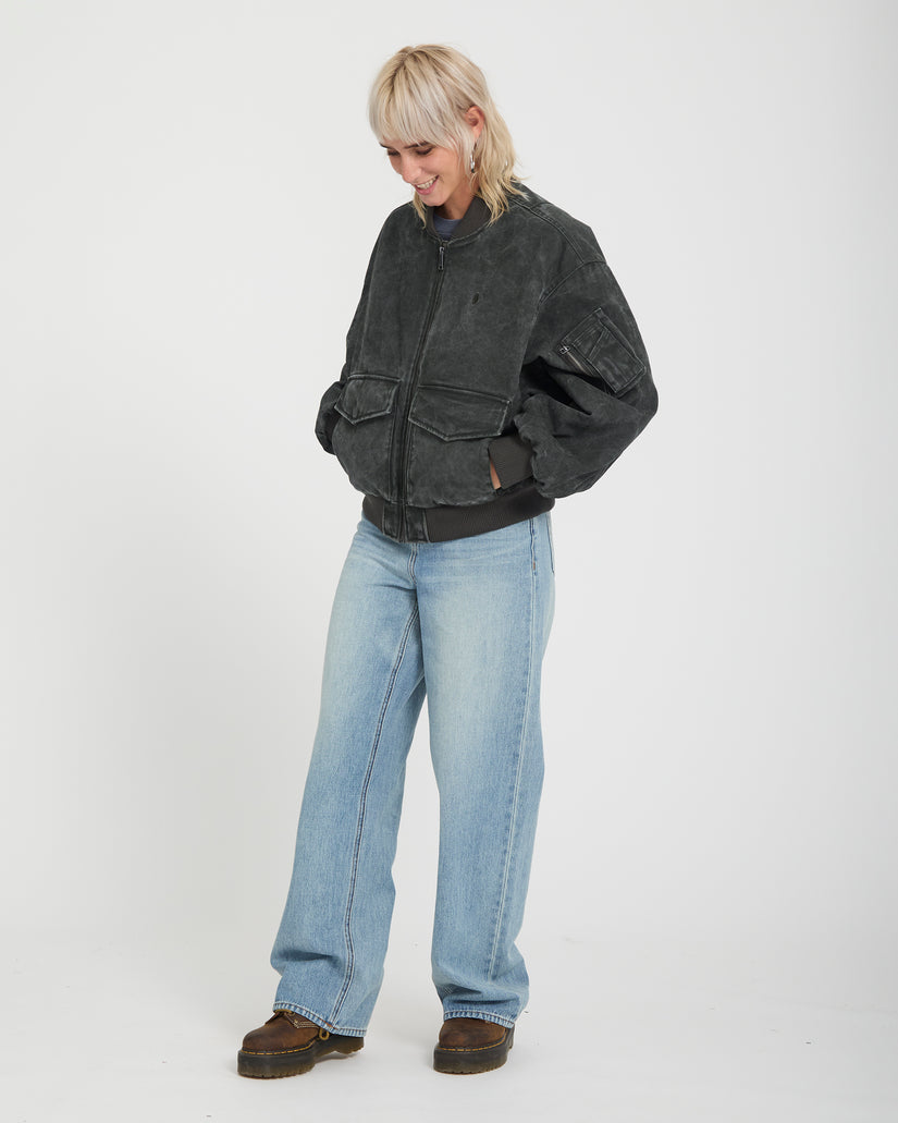 Veste Workestra Bomber - Rinsed Black