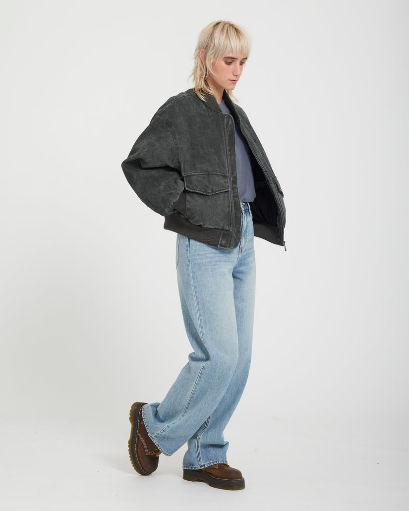 Veste Workestra Bomber - Rinsed Black
