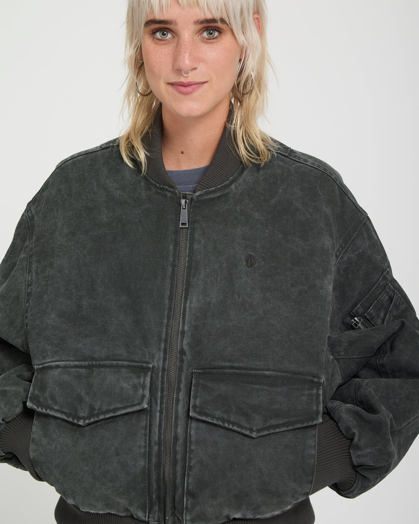 Veste Workestra Bomber - Rinsed Black