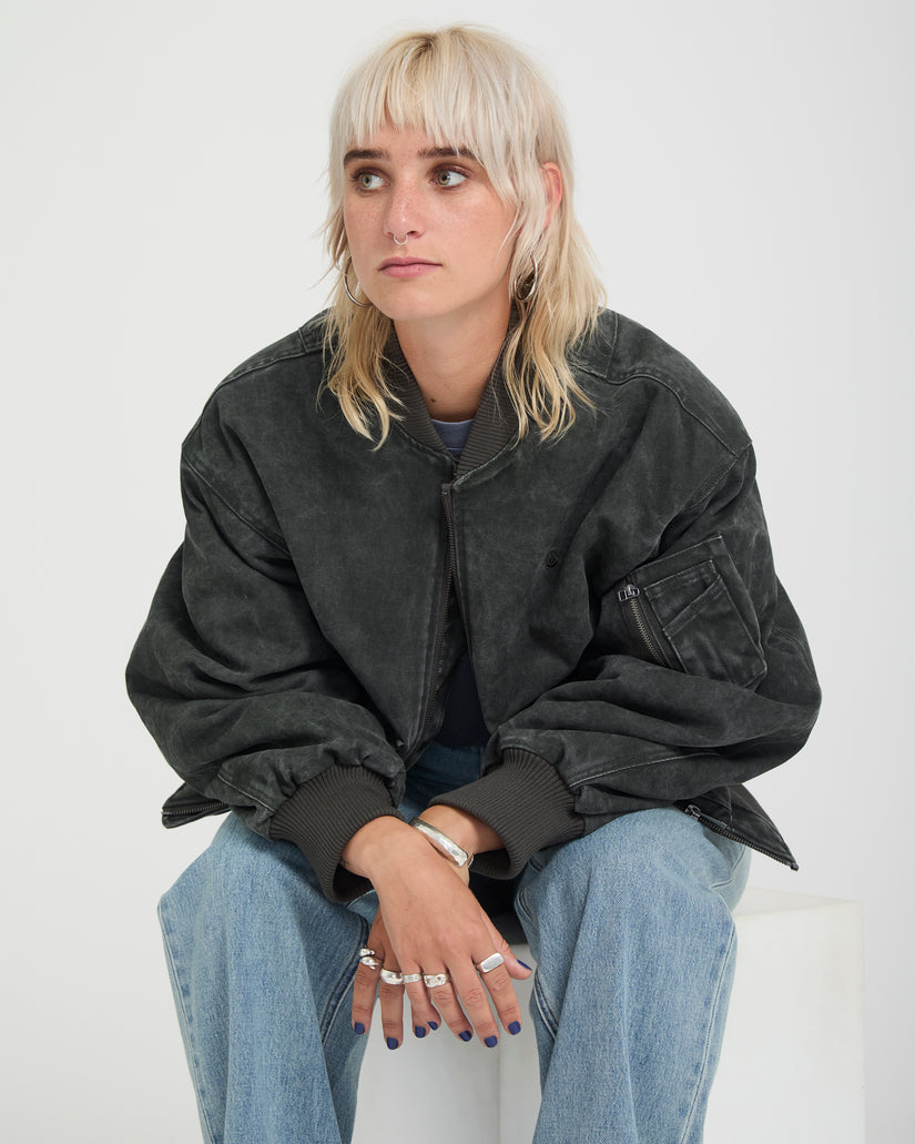 Veste Workestra Bomber - Rinsed Black