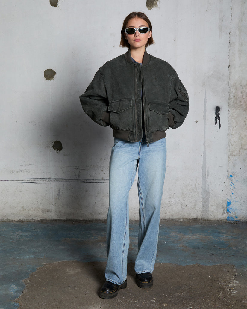 Veste Workestra Bomber - Rinsed Black