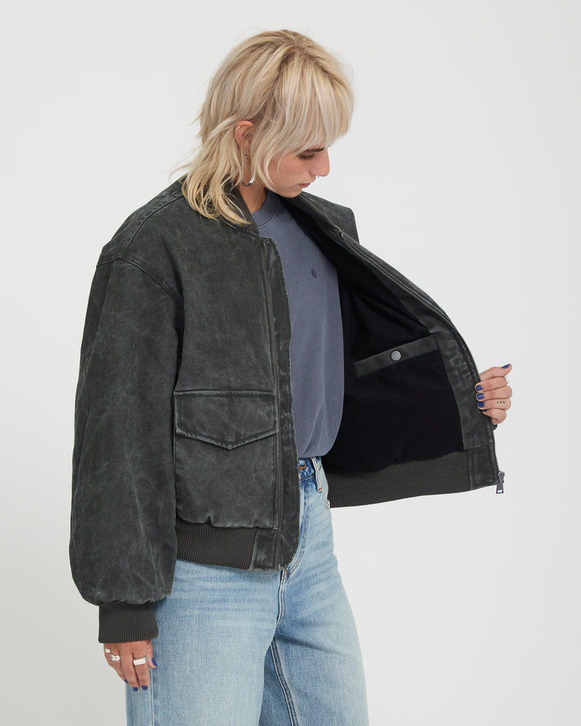Veste Workestra Bomber - Rinsed Black