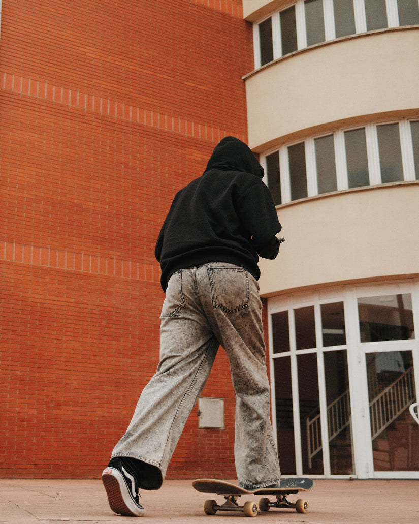Pantalon Beeggy Denim - GREY VINTAGE