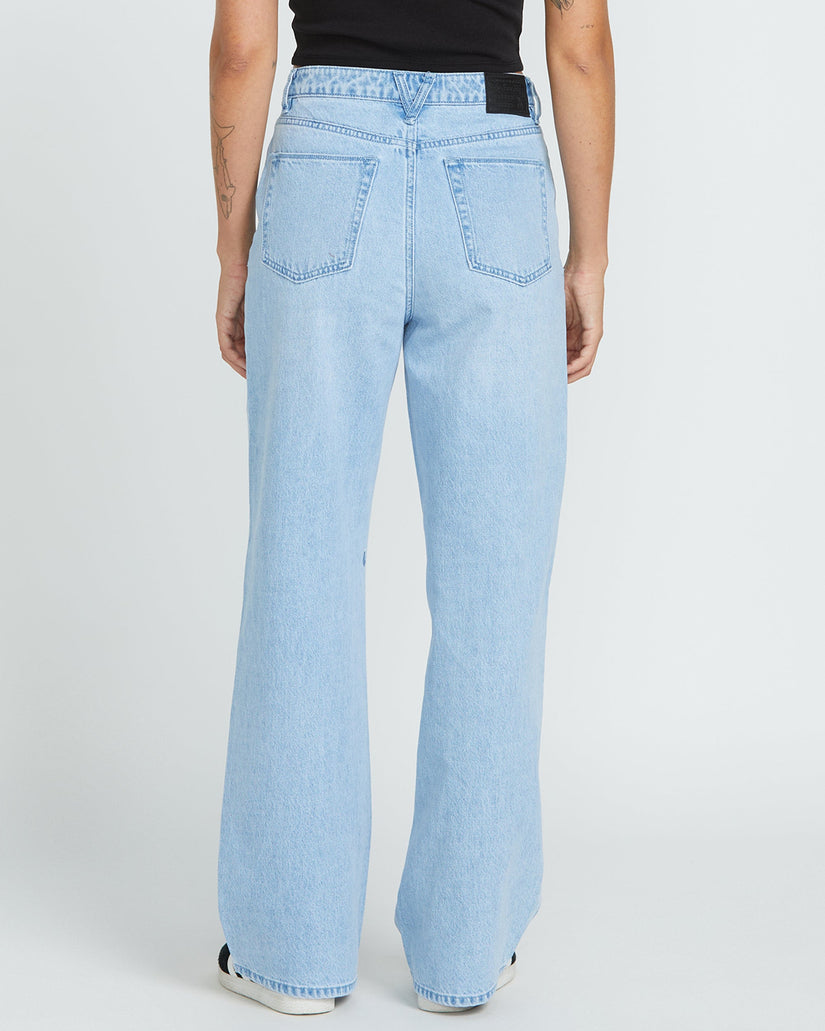 Jean Stoned Boyfriend High Rise - Blue Bird