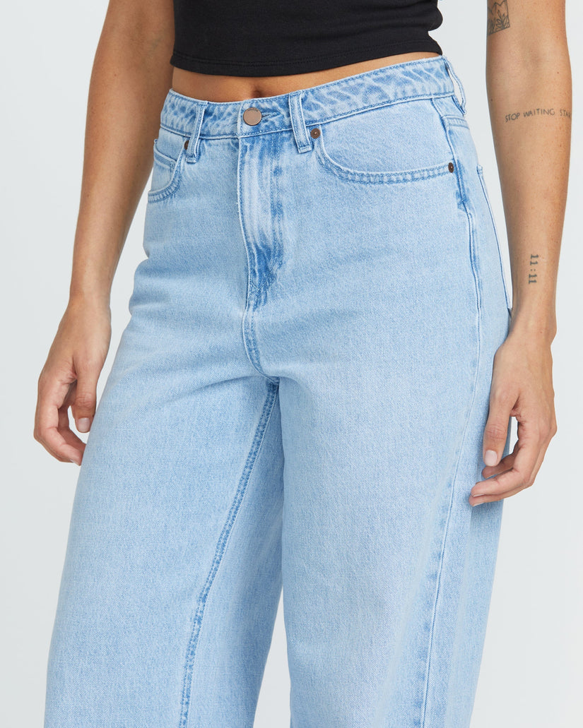 Jean Stoned Boyfriend High Rise - Blue Bird