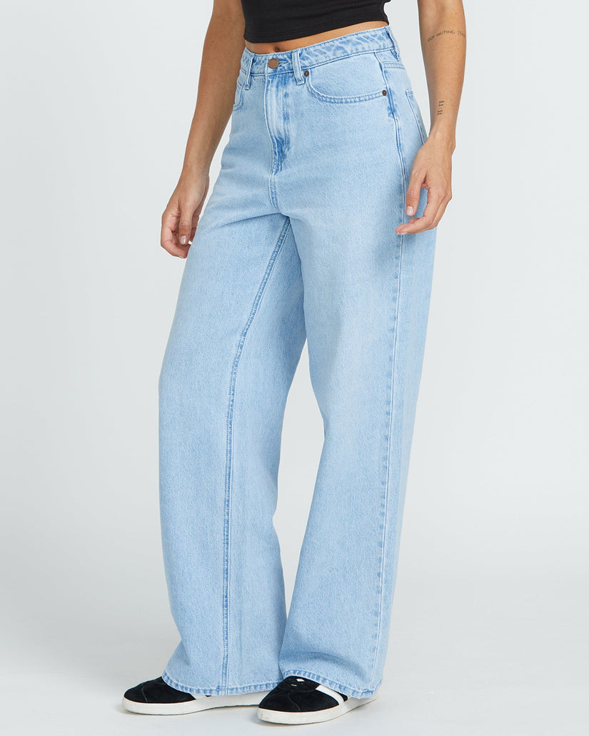 Jean Stoned Boyfriend High Rise - Blue Bird