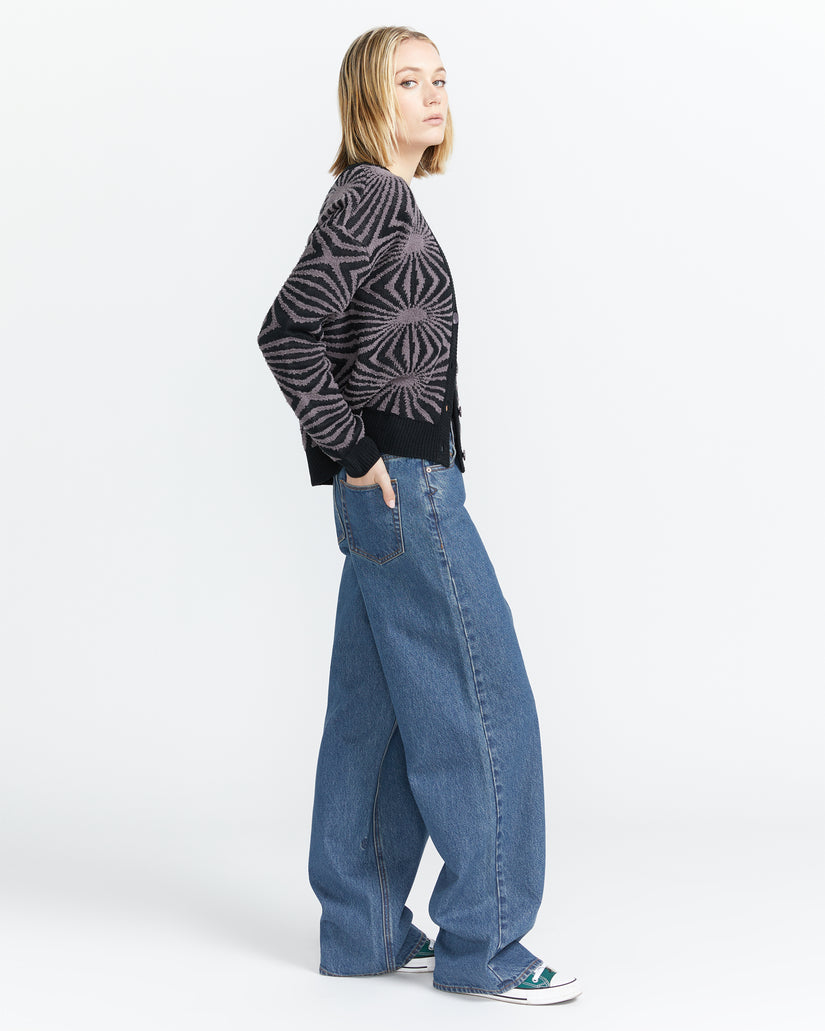 Jean Stoned High Rise - Indigo Ridge Wash