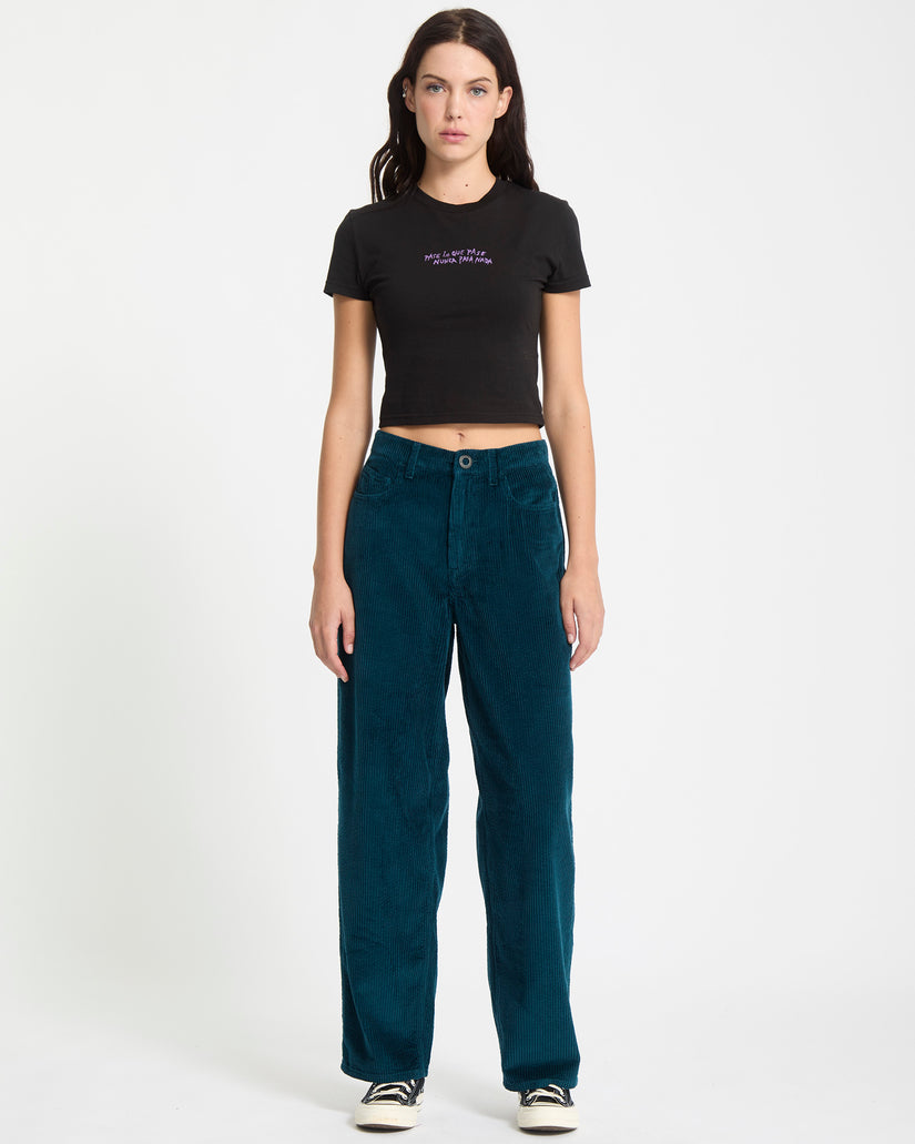 Pantalon En Velours Weellow II - Emerald Green