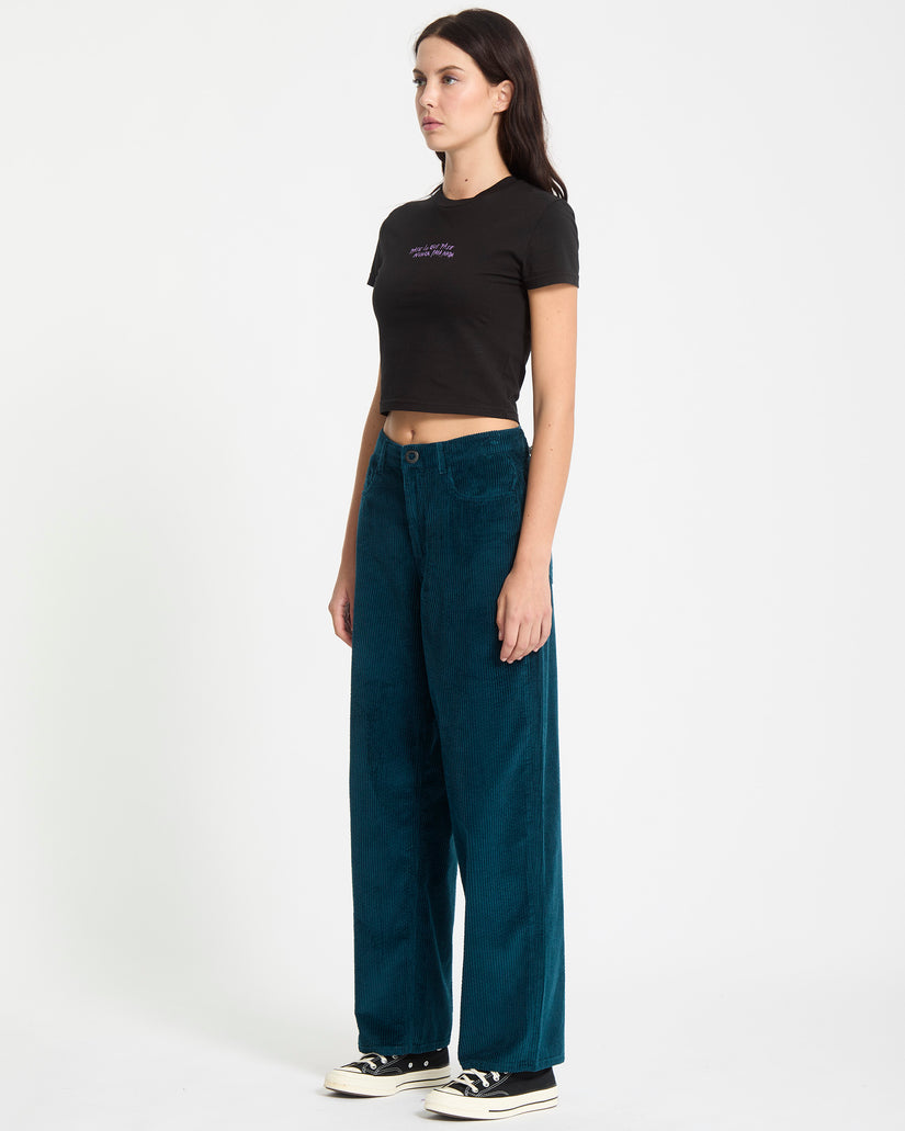 Pantalon En Velours Weellow II - Emerald Green