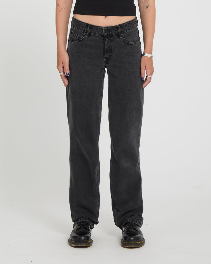 Jean Stoned Low Waist - Washed Slate