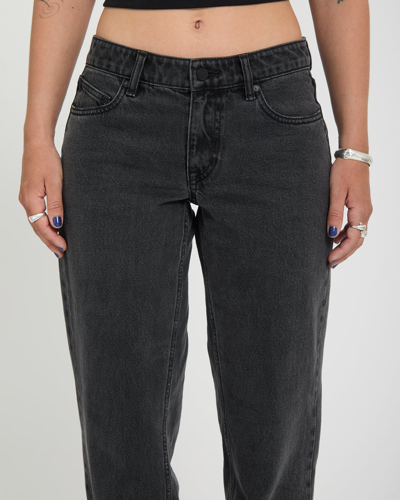 Jean Stoned Low Waist - Washed Slate