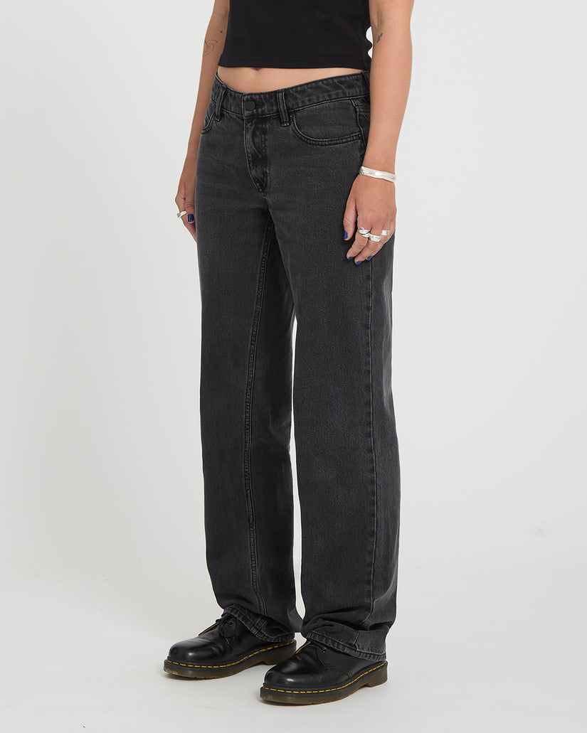 Jean Stoned Low Waist - Washed Slate