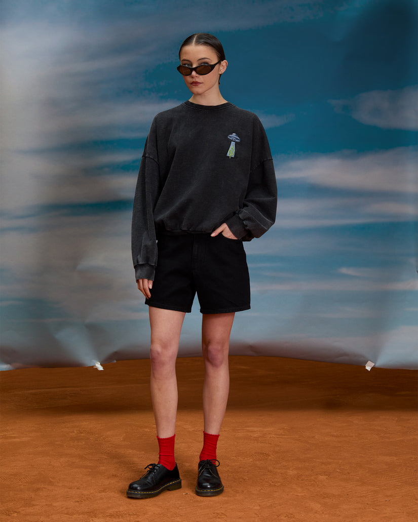 Short Boyfriend Stoned - Black
