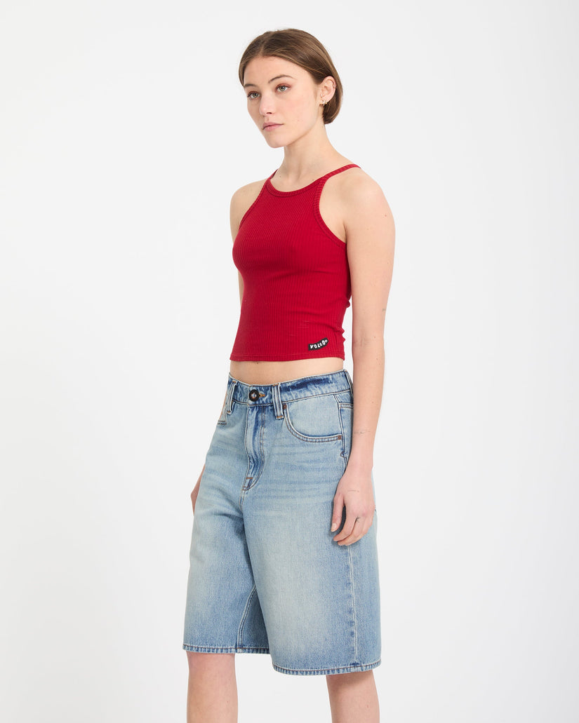 Short en denim Beeggy - Dusty Blue Wash
