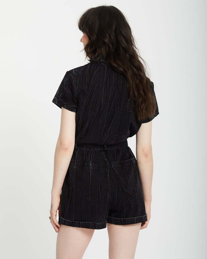 Combishort Asphalt - BLACK MARBLE WASH