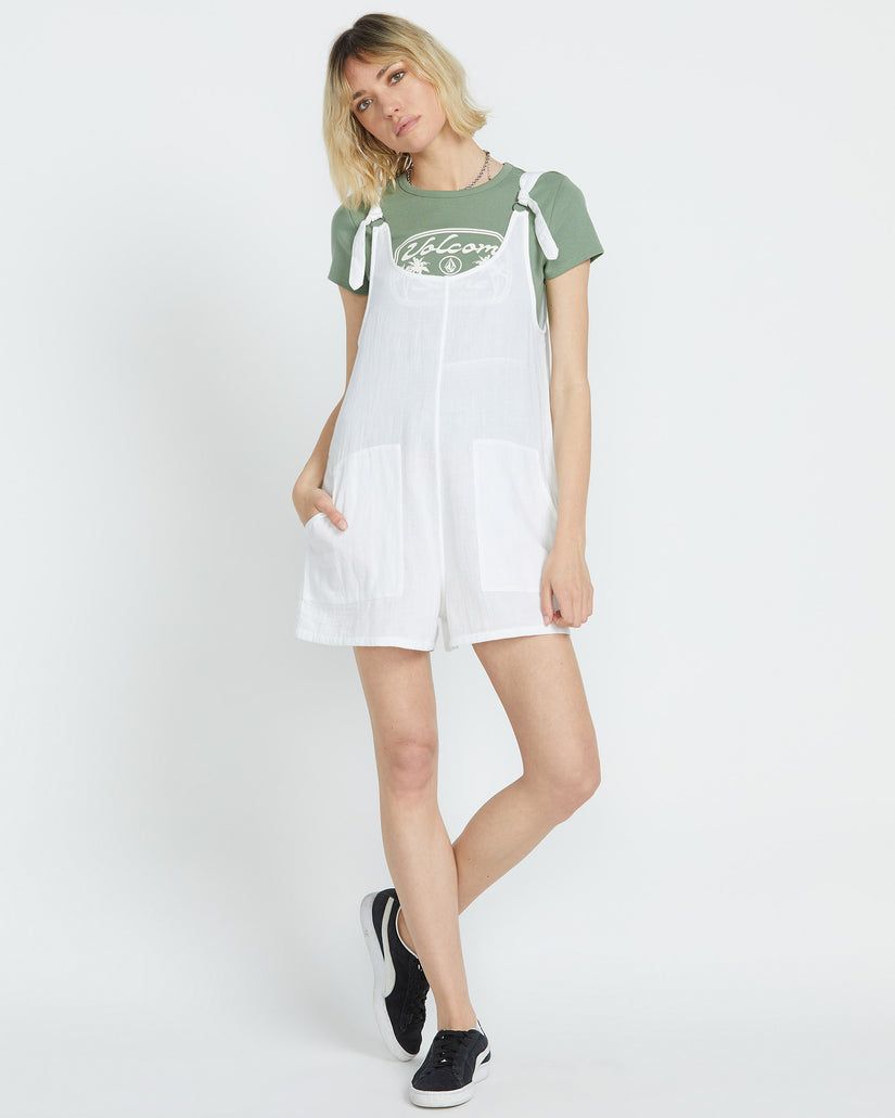 Combishort Lil Tie Strap - WHITE