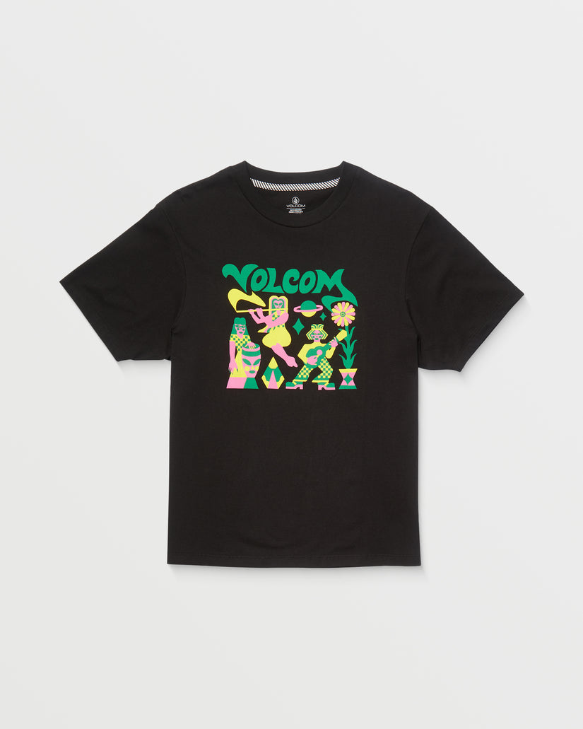 T-shirt Radical Daze Up - BLACK