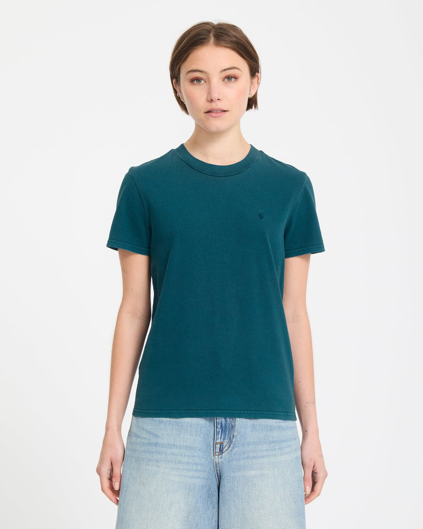 T-shirt Solid Stone - Atlantic Deep