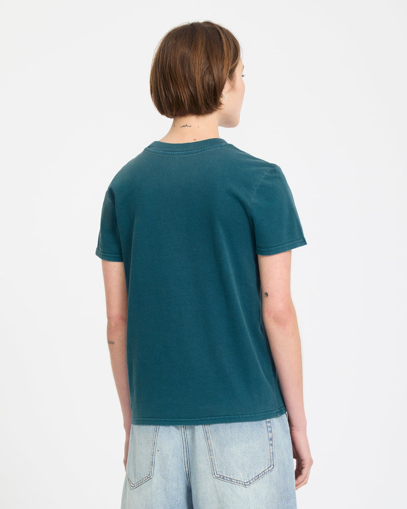 T-shirt Solid Stone - Atlantic Deep