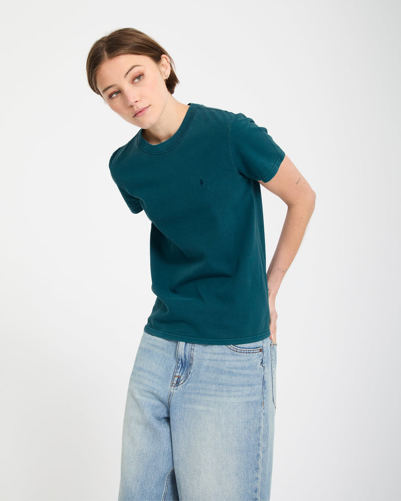 T-shirt Solid Stone - Atlantic Deep