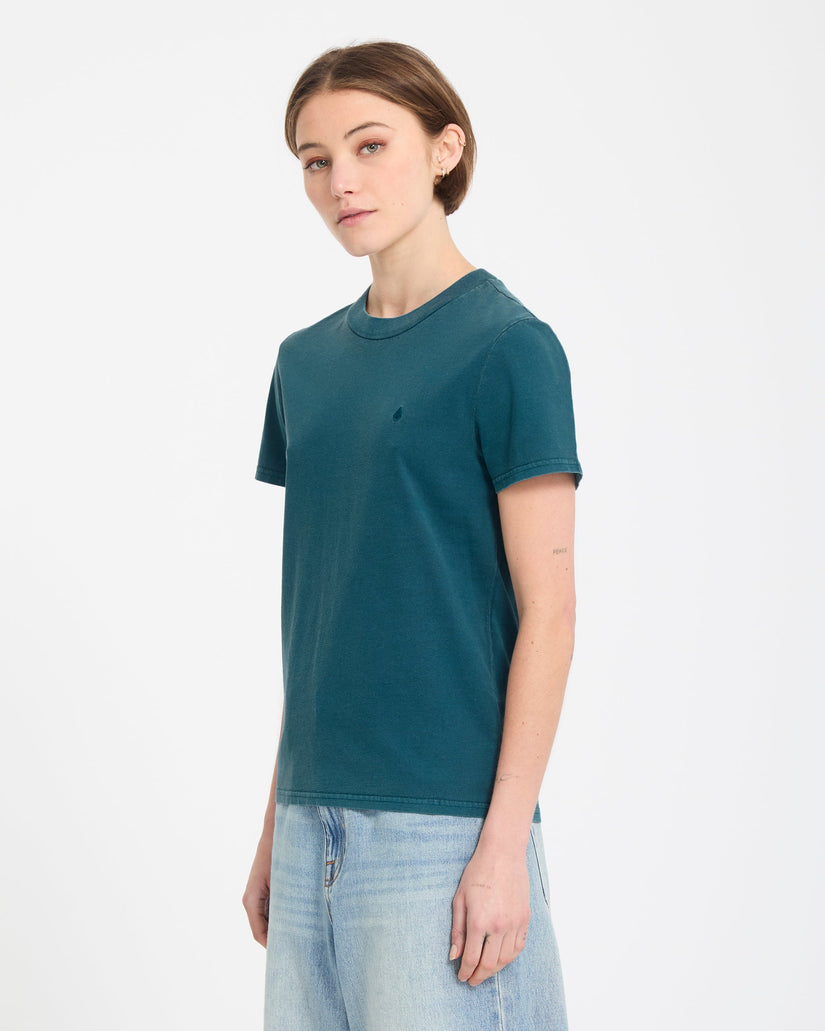T-shirt Solid Stone - Atlantic Deep