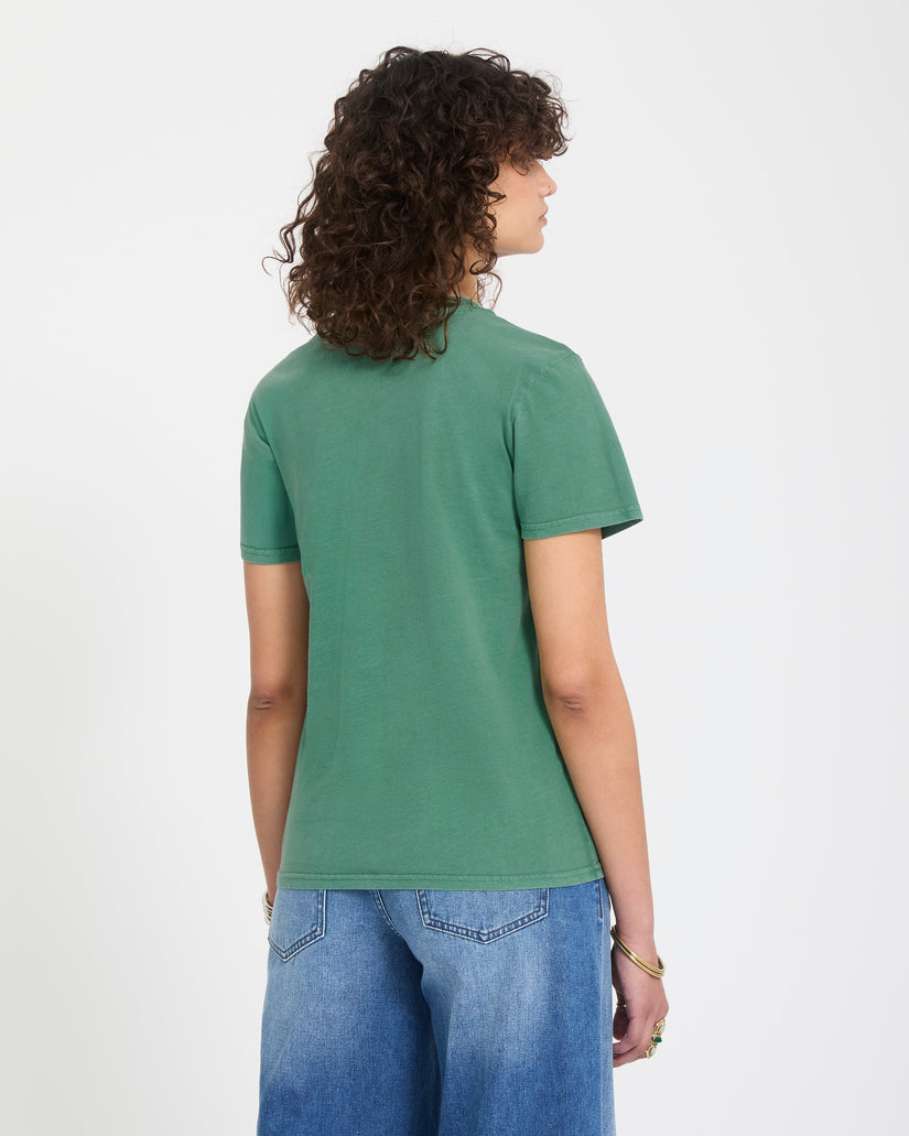 T-shirt Solid Stone - Evergreen