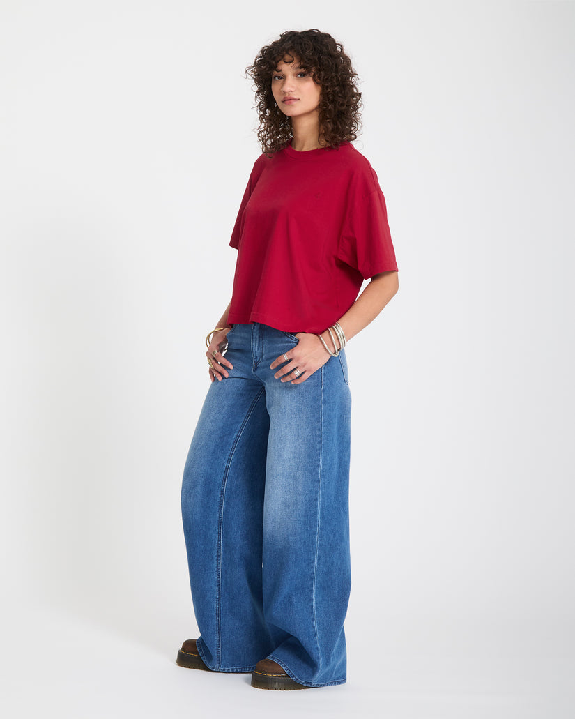 T-shirt Stone Blanks Up - Deep Red
