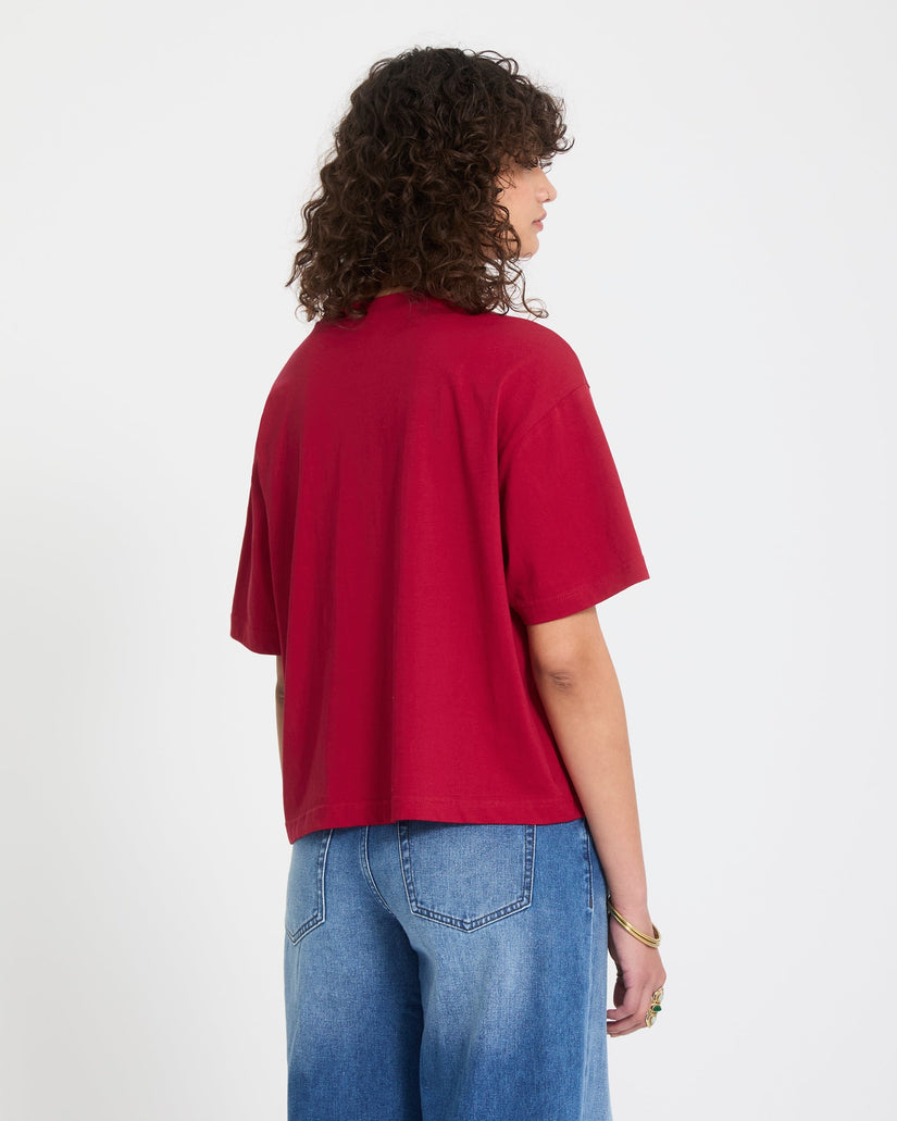 T-shirt Stone Blanks Up - Deep Red
