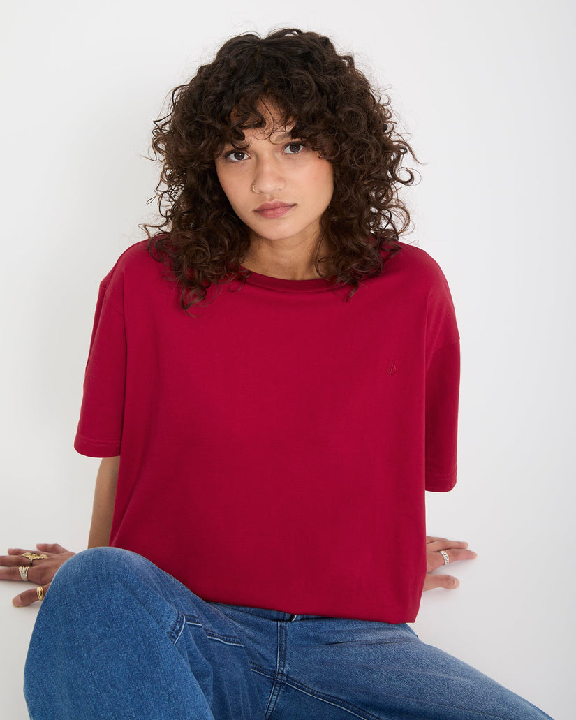 T-shirt Stone Blanks Up - Deep Red