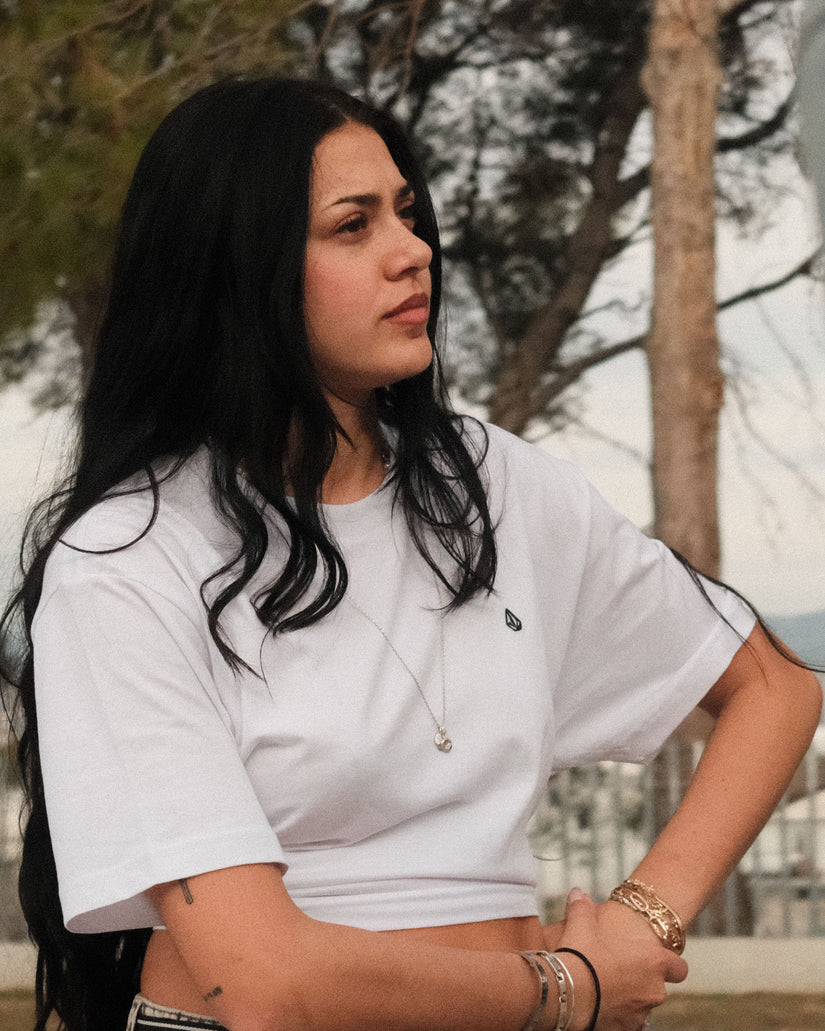 T-shirt Stone Blanks Up - White