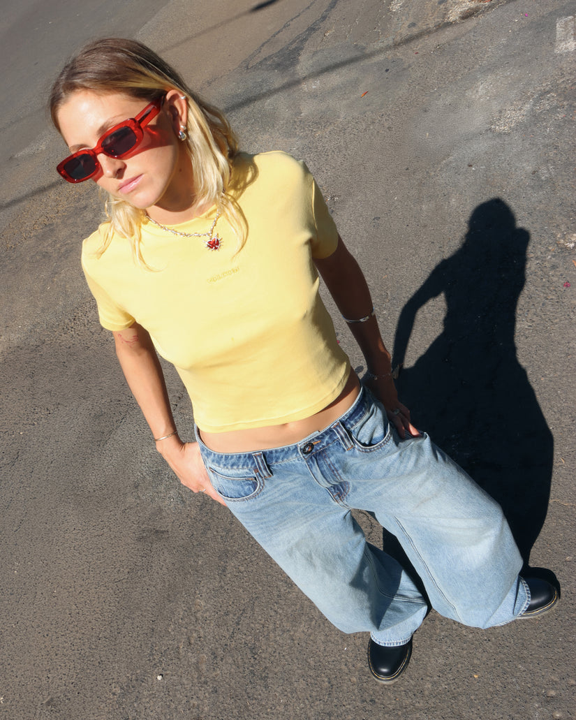 Crop top Volcomstone Tight - Sunburst