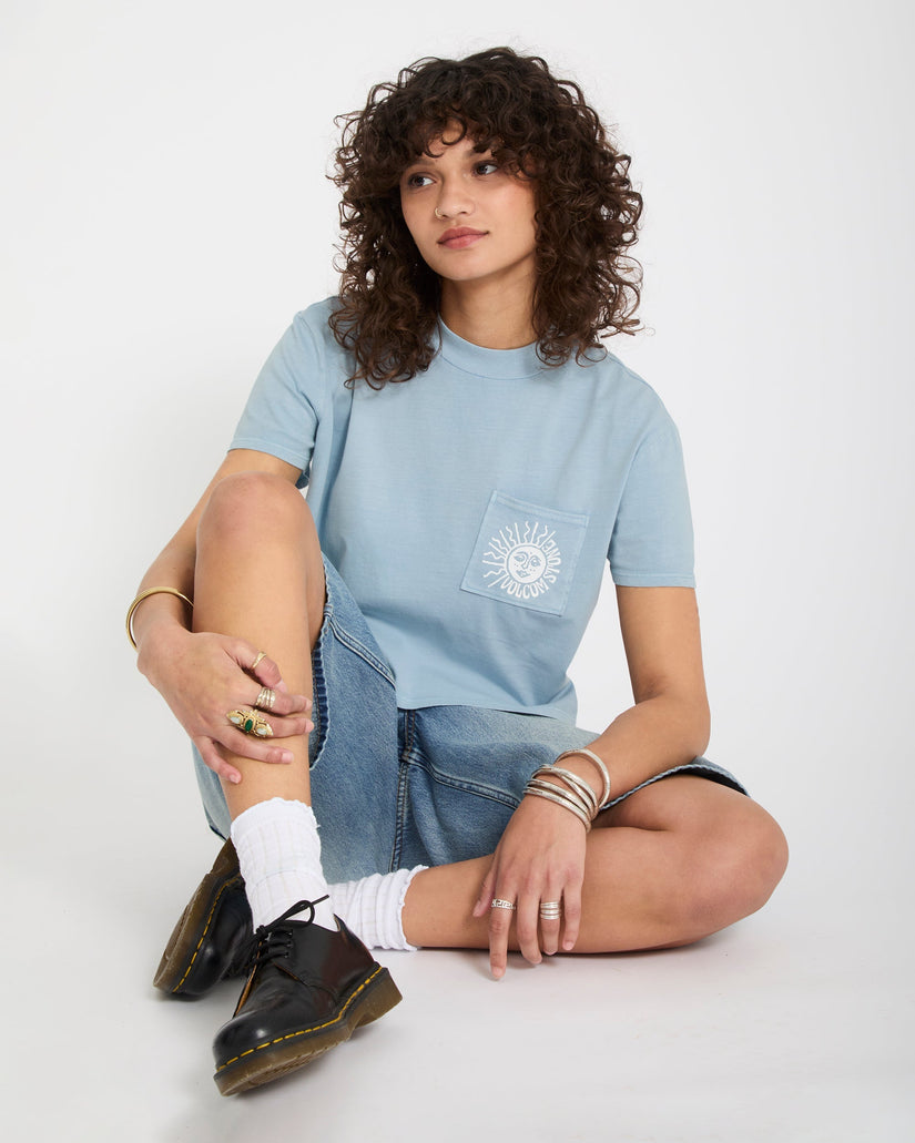 T-shirt Pocket Dial - Cali Blue