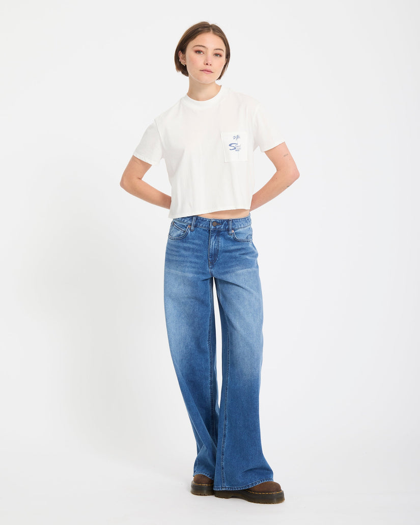 T-shirt Pocket Dial - Vintage White