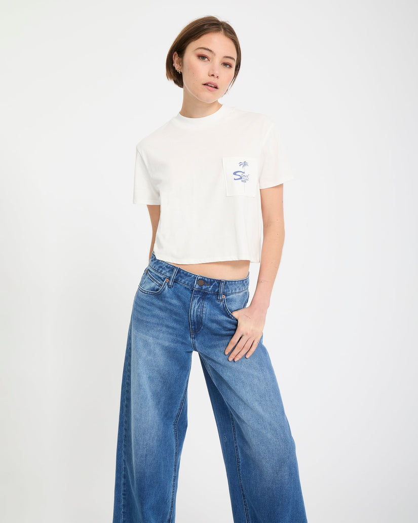 T-shirt Pocket Dial - Vintage White
