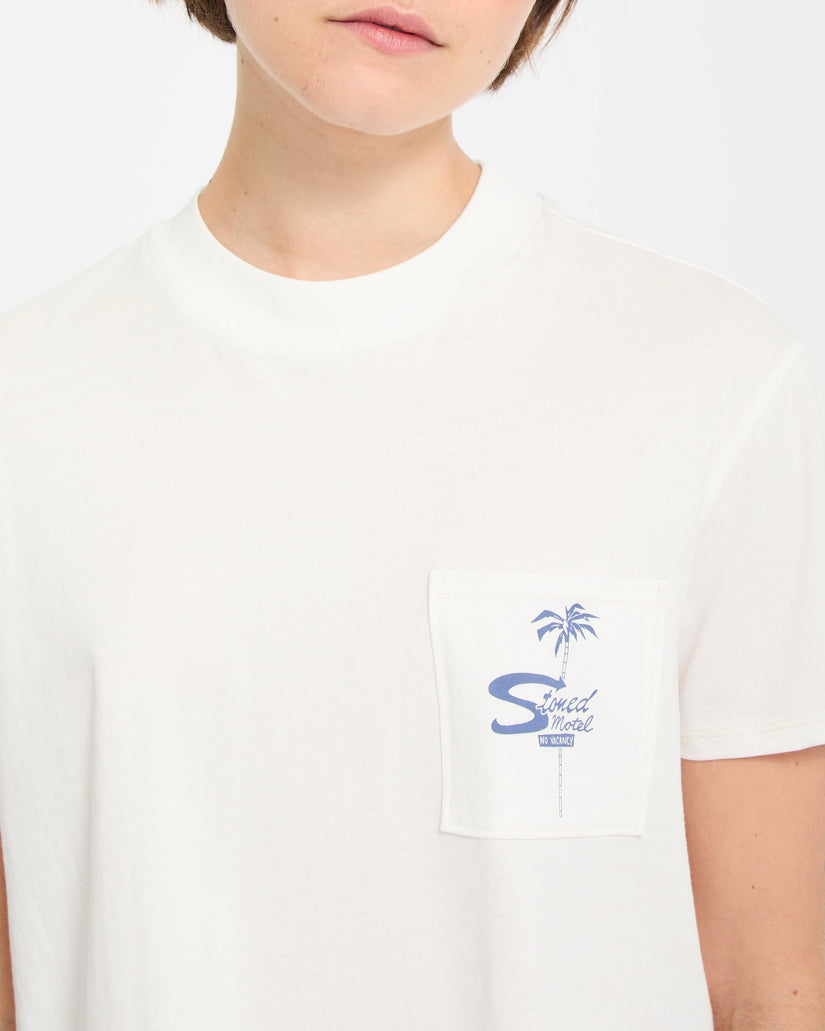 T-shirt Pocket Dial - Vintage White