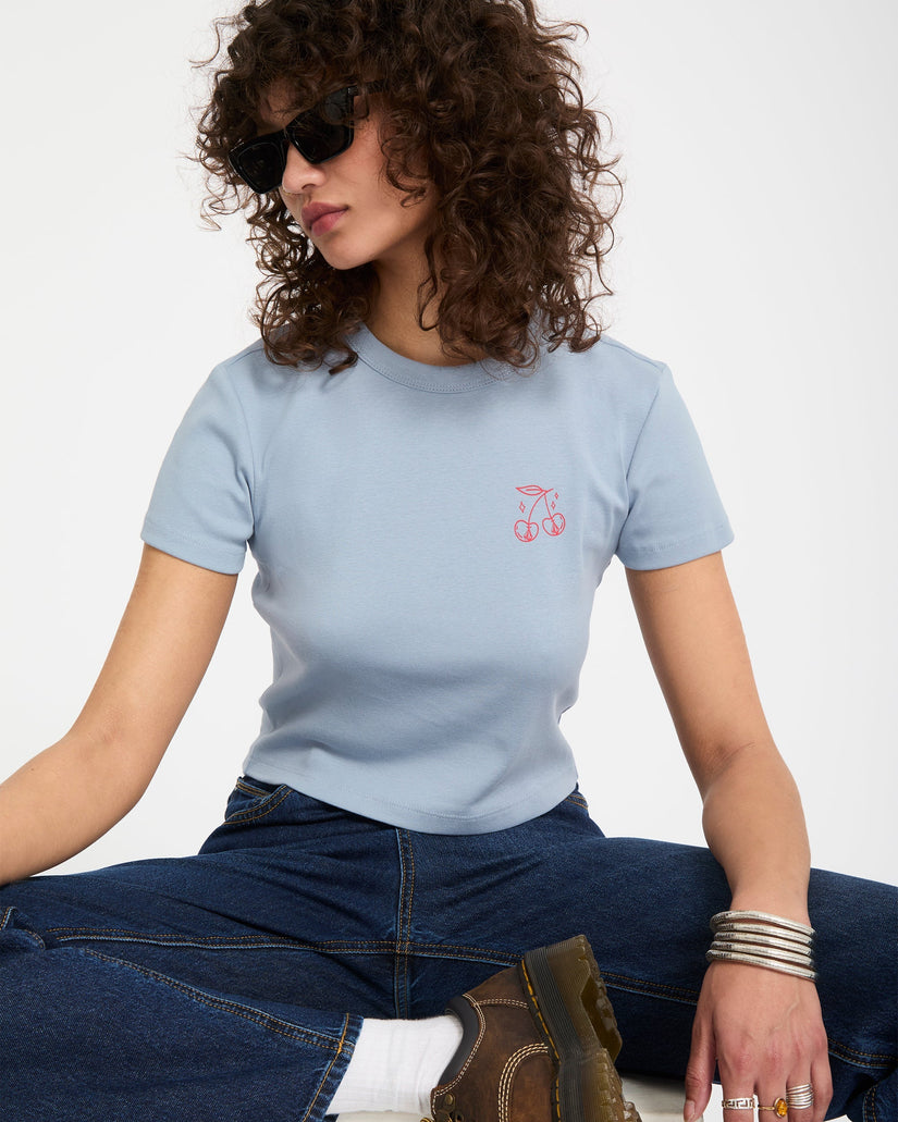 Crop-top As If Baby - Cali Blue