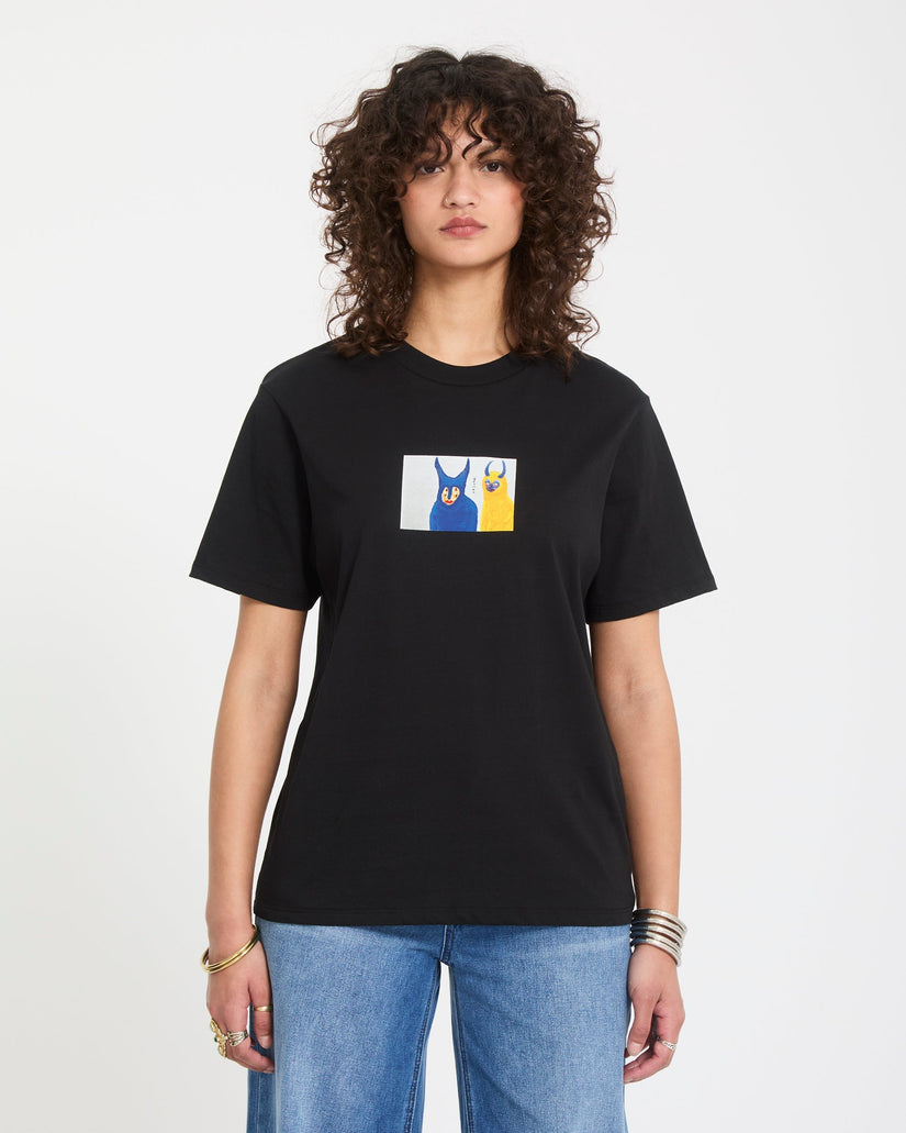 T-shirt Radical Daze Up - Black