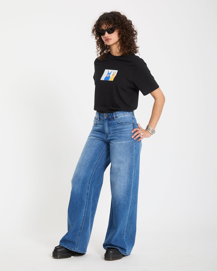 T-shirt Radical Daze Up - Black