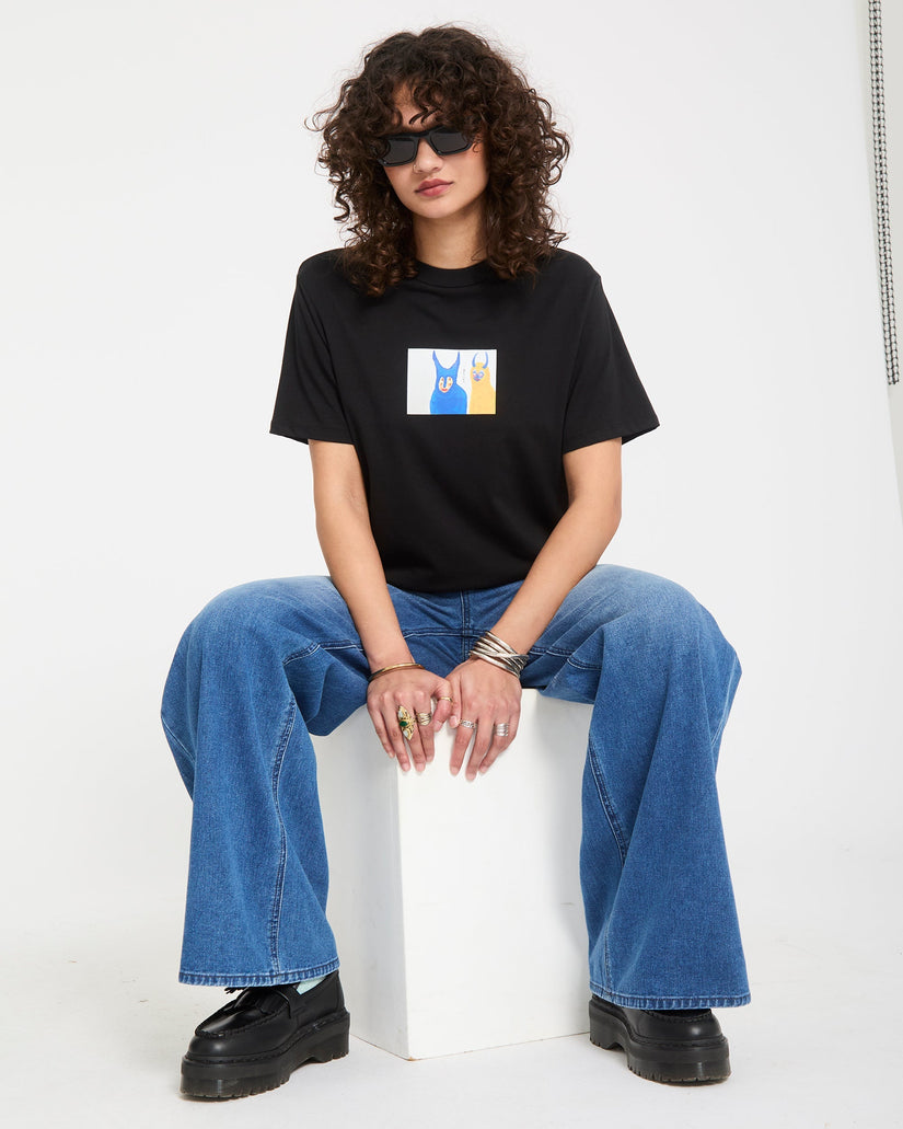 T-shirt Radical Daze Up - Black