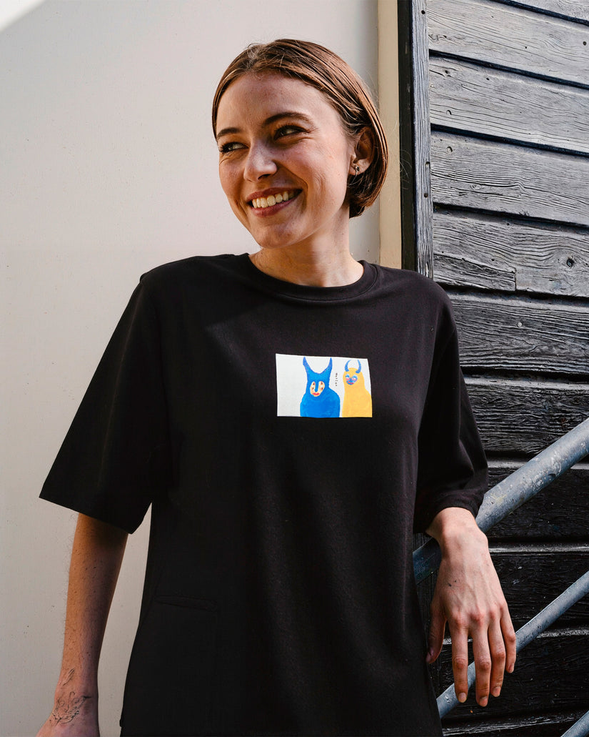 T-shirt Radical Daze Up - Black