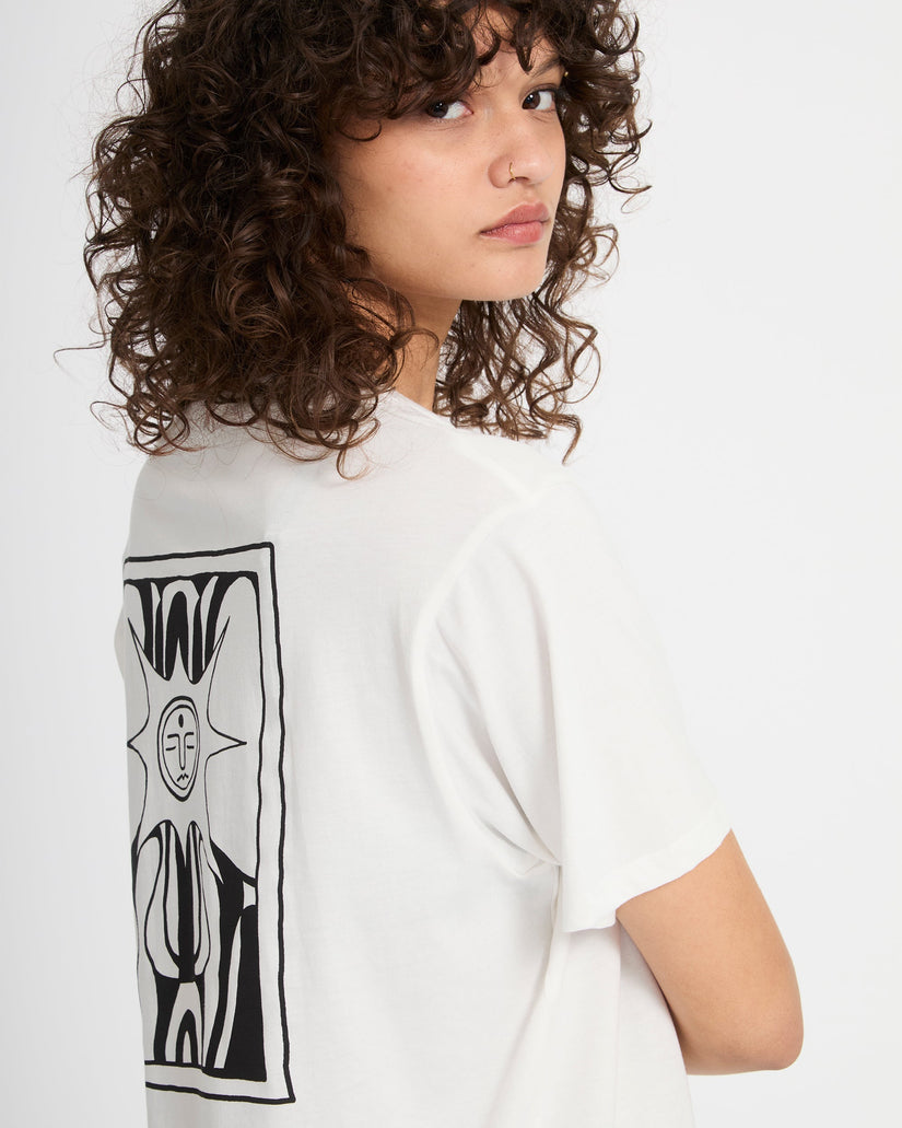 T-shirt Radical Daze Up - Off White