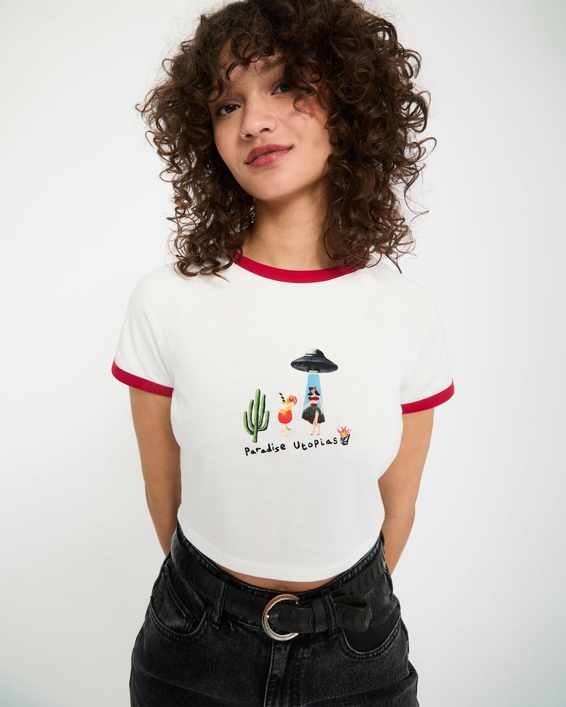 Crop top Mickey Mason - Off White