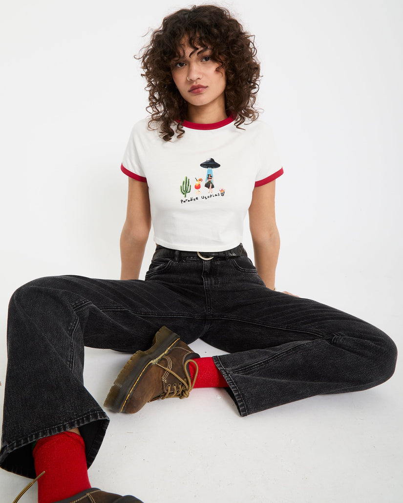 Crop top Mickey Mason - Off White