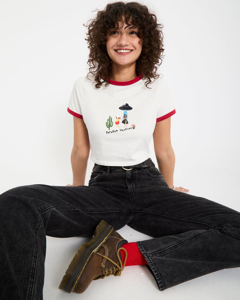 Crop top Mickey Mason - Off White