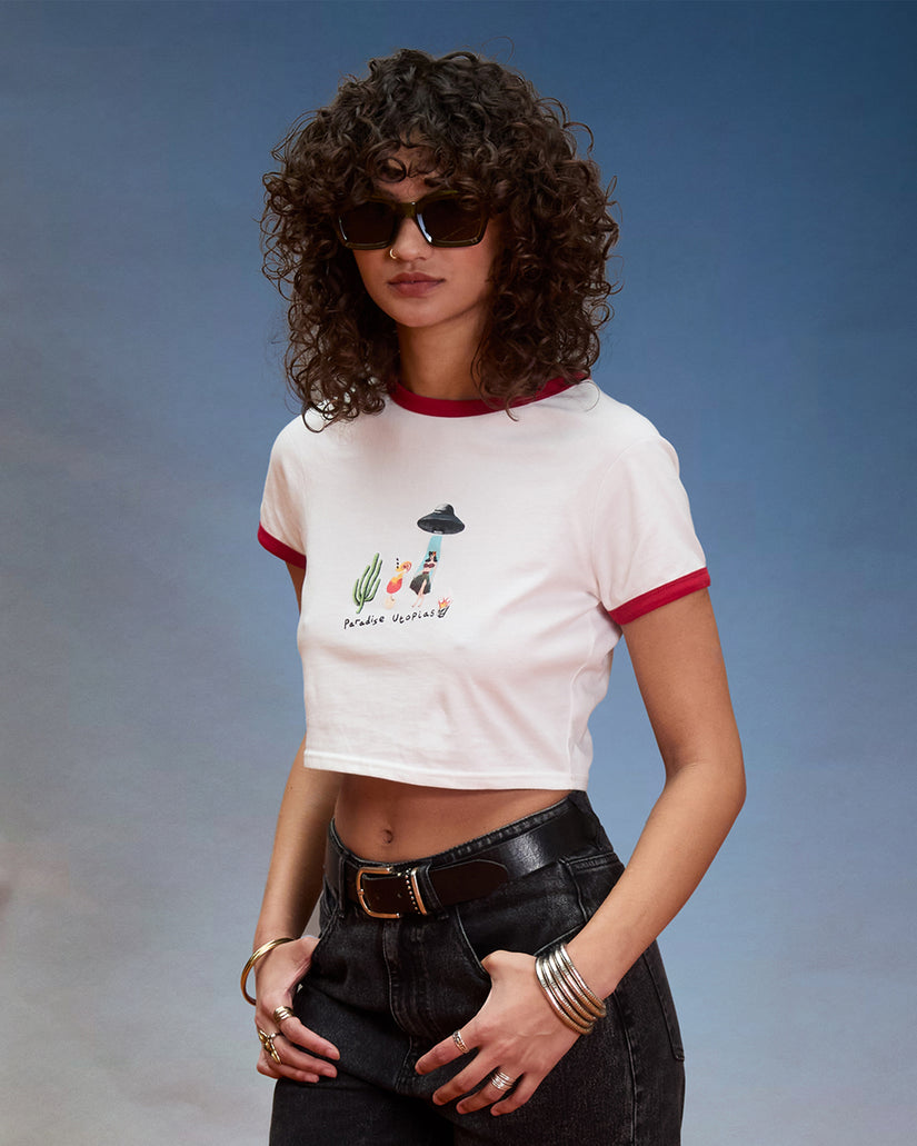 Crop top Mickey Mason - Off White